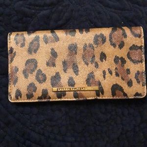 Leopard Leather RALPH Lauren long Wallet